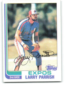 1982 Topps #445 Larry Parrish VG Montreal Expos 