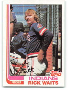 1982 Topps #573 Rick Waits VG Cleveland Indians 