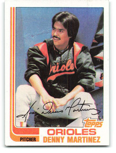 1982 Topps #712 Dennis Martinez VG Baltimore Orioles 