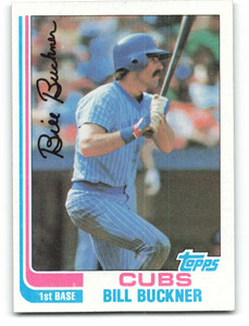 1982 Topps #760 Bill Buckner VG Chicago Cubs 