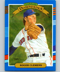 1991 Donruss #9 Roger Clemens DK VG Boston Red Sox 