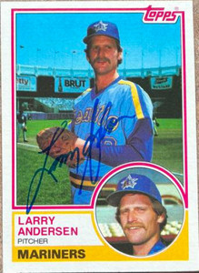 Larry Andersen Autographed 1983 Topps #234