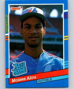 1991 Donruss #38 Moises Alou RR VG Montreal Expos 