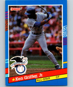 1991 Donruss #49 Ken Griffey Jr. AS VG Seattle Mariners 