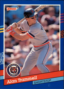 1991 Donruss #118 Alan Trammell VG Detroit Tigers 