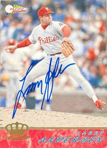 Larry Andersen Autographed 1994 Pacific #468