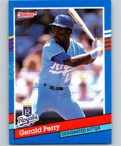 1991 Donruss #130 Gerald Perry VG Kansas City Royals 