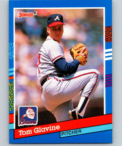 1991 Donruss #132 Tom Glavine VG Atlanta Braves 