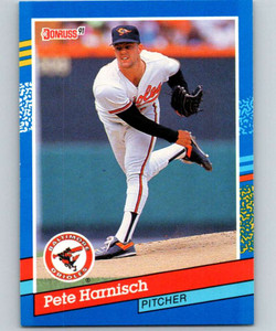 1991 Donruss #181 Pete Harnisch VG Baltimore Orioles 