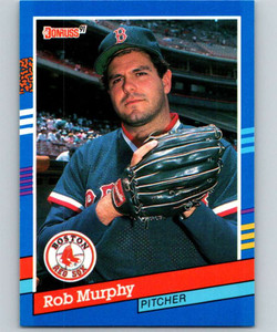 1991 Donruss #250 Rob Murphy UER VG Boston Red Sox 