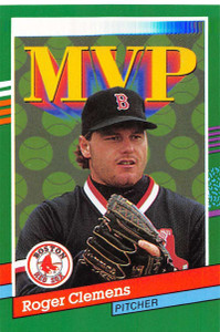1991 Donruss #395 Roger Clemens MVP VG Boston Red Sox 