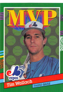 1991 Donruss #406 Tim Wallach MVP VG Montreal Expos 