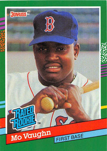 1991 Donruss #430 Mo Vaughn VG Boston Red Sox 