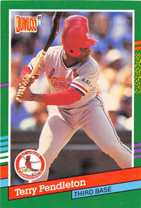 1991 Donruss #446 Terry Pendleton VG St. Louis Cardinals 