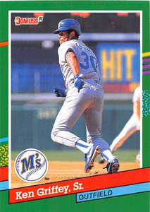 1991 Donruss #452 Ken Griffey Sr. VG Seattle Mariners 