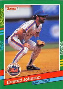 1991 Donruss #454 Howard Johnson VG New York Mets 