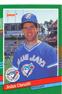 1991 Donruss #467 John Cerutti VG Toronto Blue Jays 