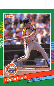 1991 Donruss #474 Glenn Davis VG Houston Astros 