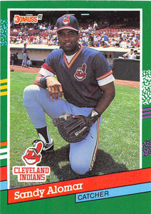 1991 Donruss #489 Sandy Alomar Jr. VG Cleveland Indians 