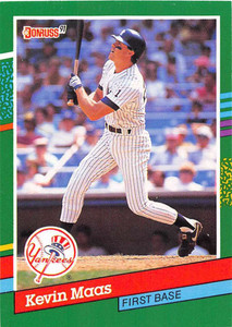 1991 Donruss #554 Kevin Maas VG New York Yankees 