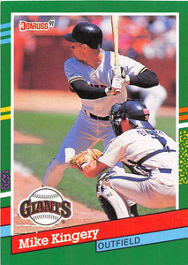 1991 Donruss #573 Mike Kingery VG San Francisco Giants 