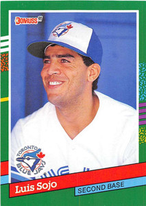 1991 Donruss #579 Luis Sojo VG Toronto Blue Jays 