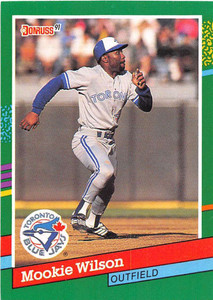 1991 Donruss #585 Mookie Wilson VG Toronto Blue Jays 