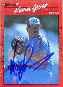 Kevin Gross Autographed 1990 Donruss #248