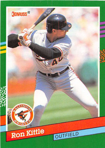 1991 Donruss #613 Ron Kittle VG Baltimore Orioles 
