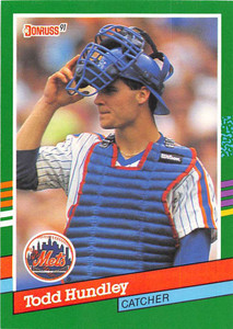 1991 Donruss #641 Todd Hundley VG New York Mets 