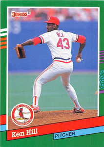 1991 Donruss #670 Ken Hill VG St. Louis Cardinals 