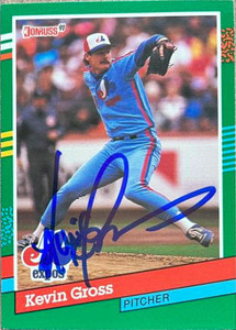 Kevin Gross Autographed 1991 Donruss #569