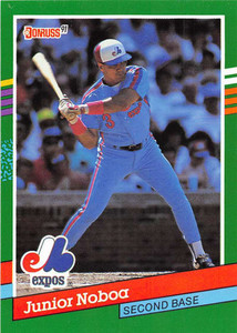 1991 Donruss #726 Junior Noboa VG Montreal Expos 