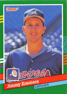1991 Donruss #739 Jimmy Kremers VG Atlanta Braves 