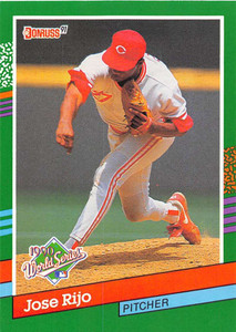 1991 Donruss #742 Jose Rijo VG Cincinnati Reds 