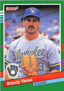 1991 Donruss #755 Randy Veres VG Milwaukee Brewers 