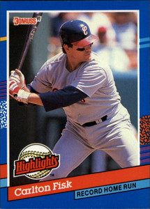 1991 Donruss Bonus Cards #BC6 Carlton Fisk NM-MT Chicago White Sox 