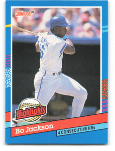 1991 Donruss Bonus Cards #BC10 Bo Jackson NM-MT Kansas City Royals 