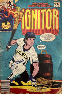 Paul Molitor Autographed Pop Fly Pop Shop Daniel Jacob Horine Comic Book Art LE/456 Paul Molitor Autographed Pop Fly Pop Shop Daniel Jacob Horine Comic Book Art LE/456