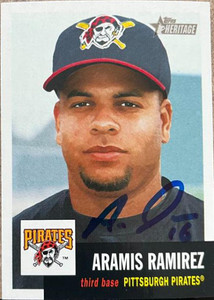 Aramis Ramirez Autographed 2002 Topps Heritage #249 Aramis Ramirez Autographed 2002 Topps Heritage #249