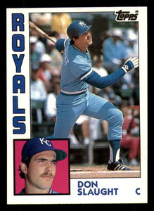 1984 Topps #196 Don Slaught VG Kansas City Royals 