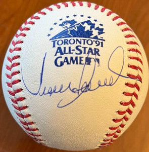 Juan Samuel Autographed 1991 All-Star Game Baseball Juan Samuel Autographed 1991 All-Star Game Baseball
