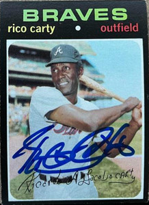 Rico Carty Autographed 1971 Topps #270