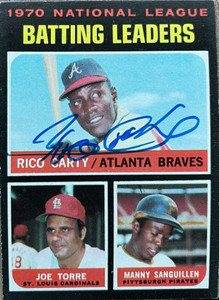 Rico Carty Autographed 1970 Topps #145 - Under the Radar Sports