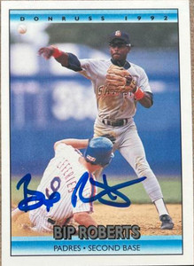Bip Roberts Autographed 1992 Donruss #371