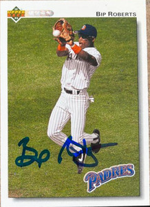 Bip Roberts Autographed 1992 Upper Deck #141