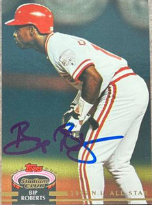 Bip Roberts Autographed 1993 Stadium Club Murphy #30