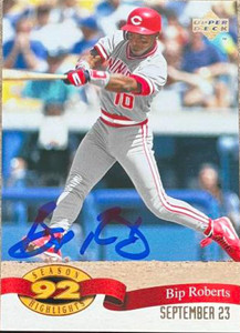 Bip Roberts Autographed 1993 Upper Deck Season Highlights #HL16