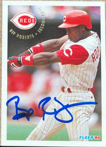 Bip Roberts Autographed 1994 Fleer #422