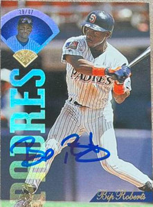 Bip Roberts Autographed 1995 Leaf #92